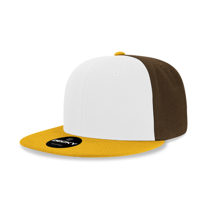 Decky-6020-6 Panel High Profile Structured Acrylic/Polyester Snapback