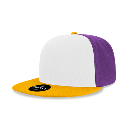Decky-6020-6 Panel High Profile Structured Acrylic/Polyester Snapback