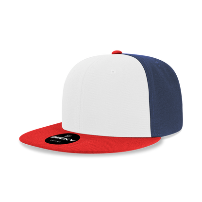 Decky-6020-6 Panel High Profile Structured Acrylic/Polyester Snapback