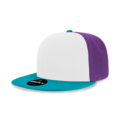 Decky-6020-6 Panel High Profile Structured Acrylic/Polyester Snapback
