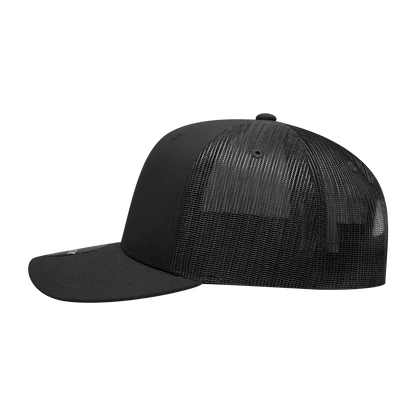 Decky 6021 Classic Trucker Hat — 6-Panel Mid-Profile Structured Mesh Snapback