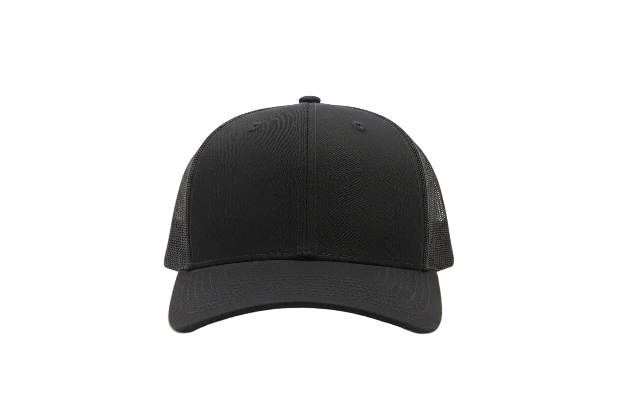 Decky 6021 Classic Trucker Hat — 6-Panel Mid-Profile Structured Mesh Snapback