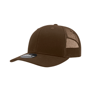 Decky 6021 Classic Trucker Hat — 6-Panel Mid-Profile Structured Mesh Snapback