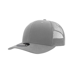 Decky 6021 Classic Trucker Hat — 6-Panel Mid-Profile Structured Mesh Snapback