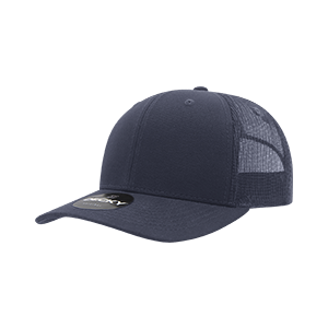 Decky 6021 Classic Trucker Hat — 6-Panel Mid-Profile Structured Mesh Snapback