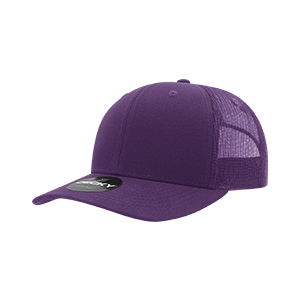 Decky 6021 Classic Trucker Hat — 6-Panel Mid-Profile Structured Mesh Snapback