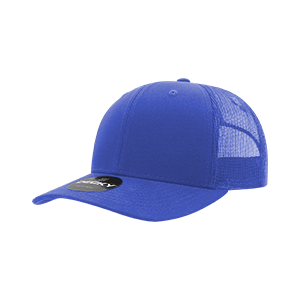 Decky 6021 Classic Trucker Hat — 6-Panel Mid-Profile Structured Mesh Snapback