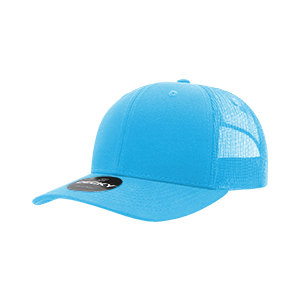 Decky 6021 Classic Trucker Hat — 6-Panel Mid-Profile Structured Mesh Snapback