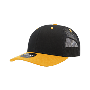 Decky 6021 Classic Trucker Hat — 6-Panel Mid-Profile Structured Mesh Snapback