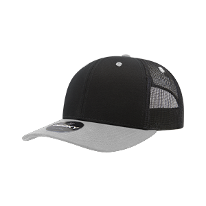 Decky 6021 Classic Trucker Hat — 6-Panel Mid-Profile Structured Mesh Snapback