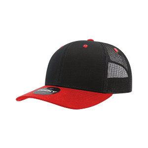 Decky 6021 Classic Trucker Hat — 6-Panel Mid-Profile Structured Mesh Snapback