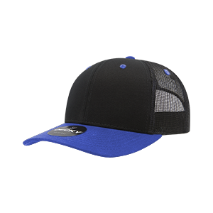 Decky 6021 Classic Trucker Hat — 6-Panel Mid-Profile Structured Mesh Snapback