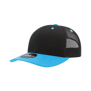 Decky 6021 Classic Trucker Hat — 6-Panel Mid-Profile Structured Mesh Snapback