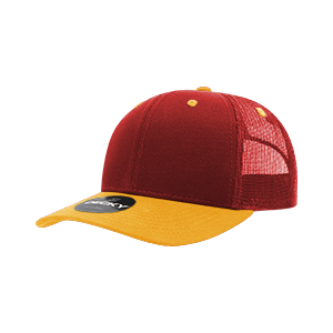 Decky 6021 Classic Trucker Hat — 6-Panel Mid-Profile Structured Mesh Snapback