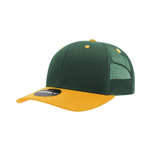 Decky 6021 Classic Trucker Hat — 6-Panel Mid-Profile Structured Mesh Snapback