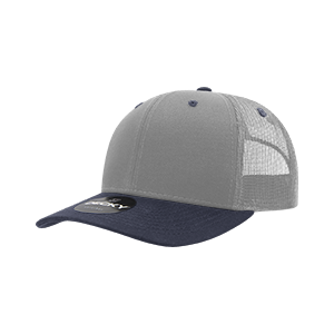 Decky 6021 Classic Trucker Hat — 6-Panel Mid-Profile Structured Mesh Snapback