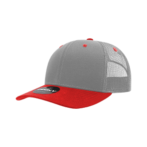 Decky 6021 Classic Trucker Hat — 6-Panel Mid-Profile Structured Mesh Snapback