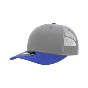 Decky 6021 Classic Trucker Hat — 6-Panel Mid-Profile Structured Mesh Snapback