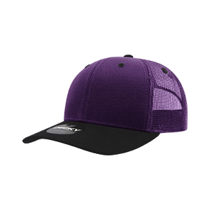 Decky 6021 Classic Trucker Hat — 6-Panel Mid-Profile Structured Mesh Snapback