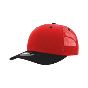 Decky 6021 Classic Trucker Hat — 6-Panel Mid-Profile Structured Mesh Snapback