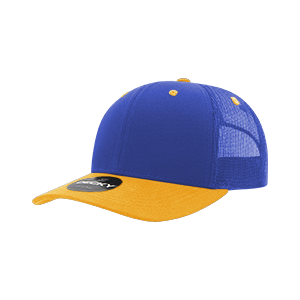 Decky 6021 Classic Trucker Hat — 6-Panel Mid-Profile Structured Mesh Snapback