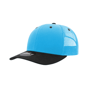Decky 6021 Classic Trucker Hat — 6-Panel Mid-Profile Structured Mesh Snapback