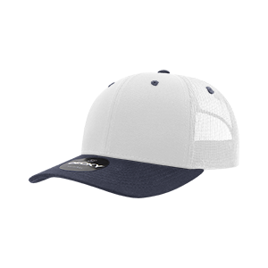 Decky 6021 Classic Trucker Hat — 6-Panel Mid-Profile Structured Mesh Snapback