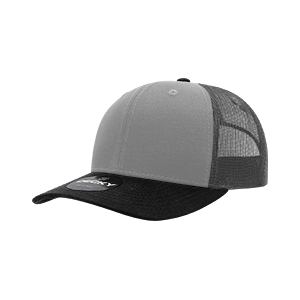 Decky 6021 Classic Trucker Hat — 6-Panel Mid-Profile Structured Mesh Snapback