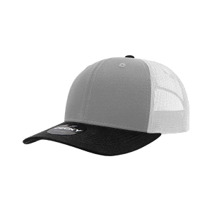 Decky 6021 Classic Trucker Hat — 6-Panel Mid-Profile Structured Mesh Snapback
