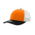 Black/Orange/White