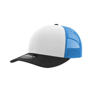 Decky 6021 Classic Trucker Hat — 6-Panel Mid-Profile Structured Mesh Snapback