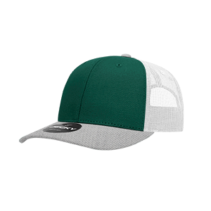 Decky 6021 Classic Trucker Hat — 6-Panel Mid-Profile Structured Mesh Snapback