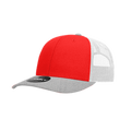 HeatherGrey/Red/White