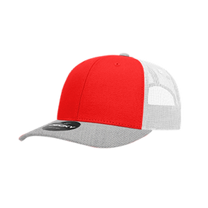 HeatherGrey/Red/White