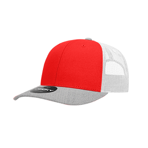 Decky 6021 Classic Trucker Hat — 6-Panel Mid-Profile Structured Mesh Snapback
