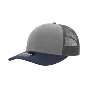 Decky 6021 Classic Trucker Hat — 6-Panel Mid-Profile Structured Mesh Snapback