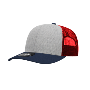 Decky 6021 Classic Trucker Hat — 6-Panel Mid-Profile Structured Mesh Snapback