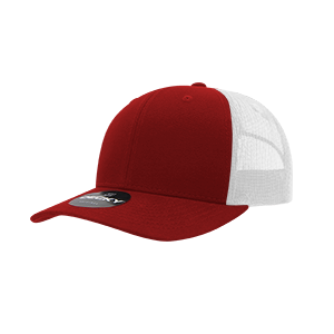 Decky 6021 Classic Trucker Hat — 6-Panel Mid-Profile Structured Mesh Snapback