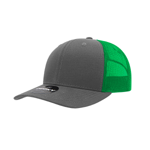 Decky 6021 Classic Trucker Hat — 6-Panel Mid-Profile Structured Mesh Snapback