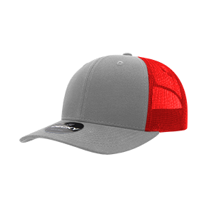 Decky 6021 Classic Trucker Hat — 6-Panel Mid-Profile Structured Mesh Snapback