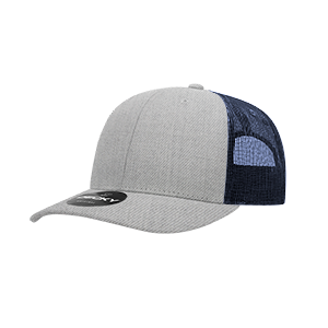 Decky 6021 Classic Trucker Hat — 6-Panel Mid-Profile Structured Mesh Snapback