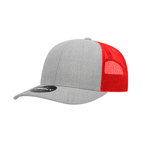 Decky 6021 Classic Trucker Hat — 6-Panel Mid-Profile Structured Mesh Snapback