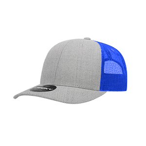 Decky 6021 Classic Trucker Hat — 6-Panel Mid-Profile Structured Mesh Snapback