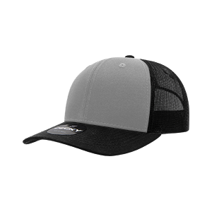 Decky 6021 Classic Trucker Hat — 6-Panel Mid-Profile Structured Mesh Snapback