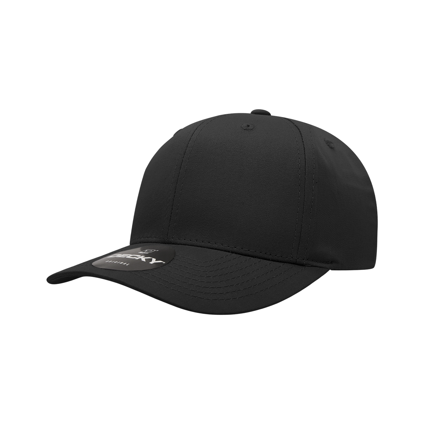 Decky-6022-6 Panel Mid Profile Structured Cotton Blend Cap