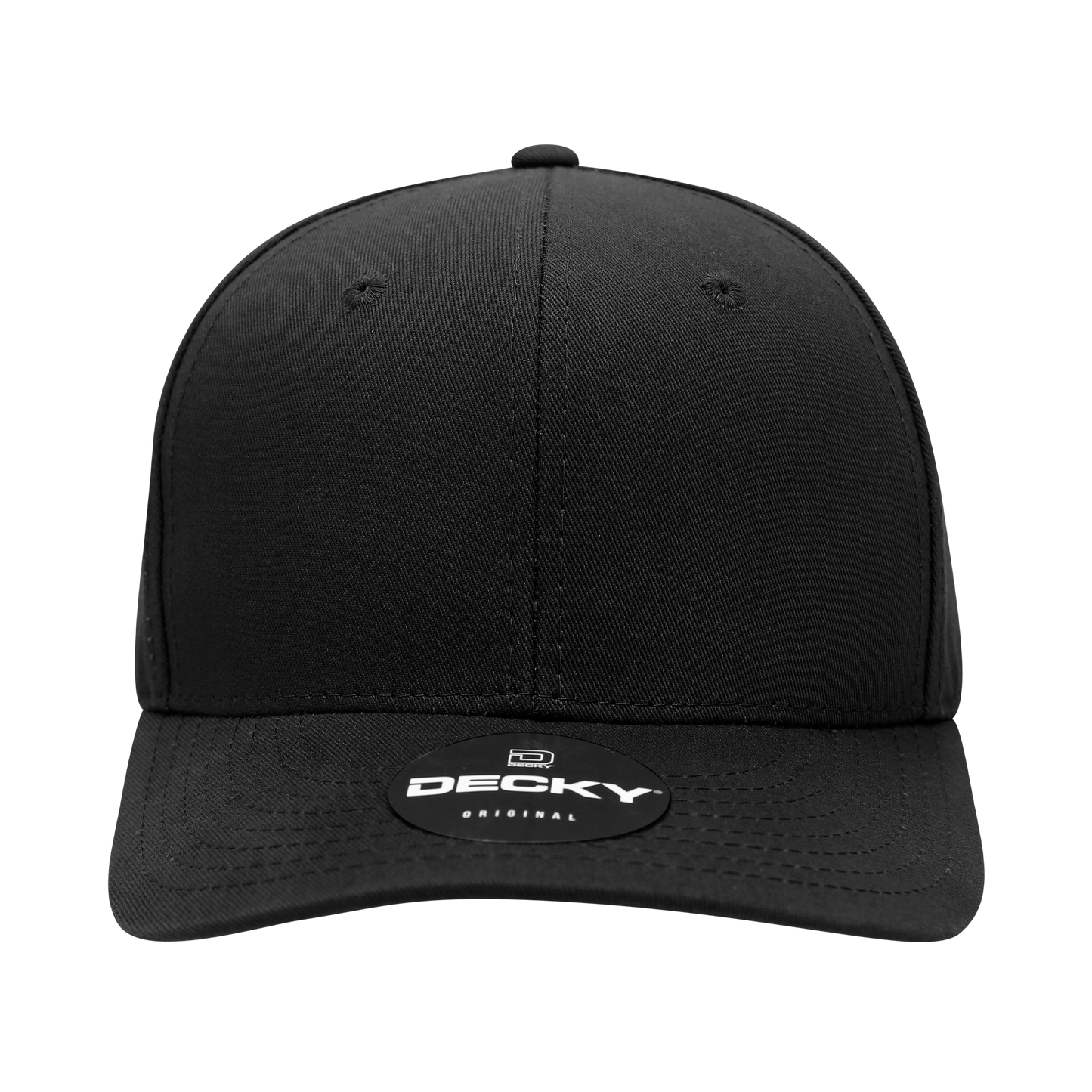 Decky-6022-6 Panel Mid Profile Structured Cotton Blend Cap