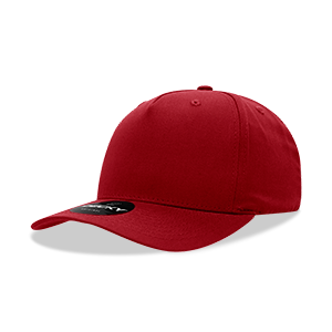 Decky-6024-5 Panel Mid Profile Structured Cotton Blend Cap