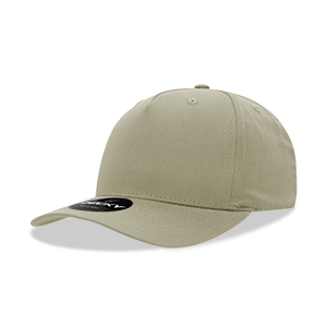 Decky-6024-5 Panel Mid Profile Structured Cotton Blend Cap