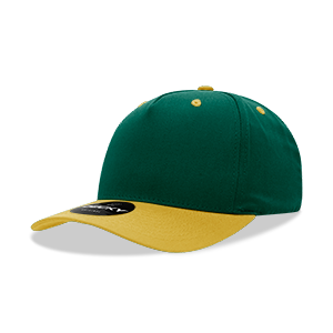 Decky-6024-5 Panel Mid Profile Structured Cotton Blend Cap