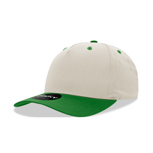 Decky-6024-5 Panel Mid Profile Structured Cotton Blend Cap
